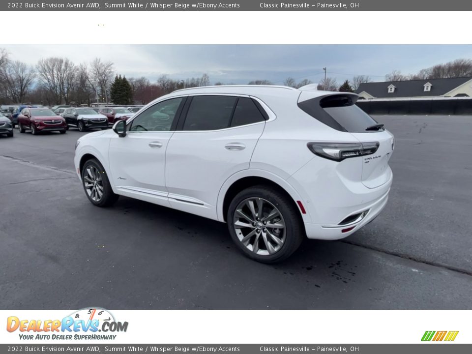 2022 Buick Envision Avenir AWD Summit White / Whisper Beige w/Ebony Accents Photo #6