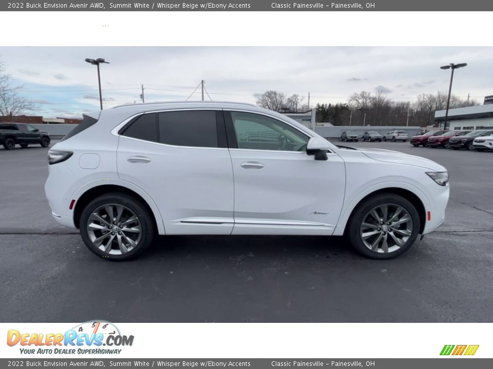 Summit White 2022 Buick Envision Avenir AWD Photo #9