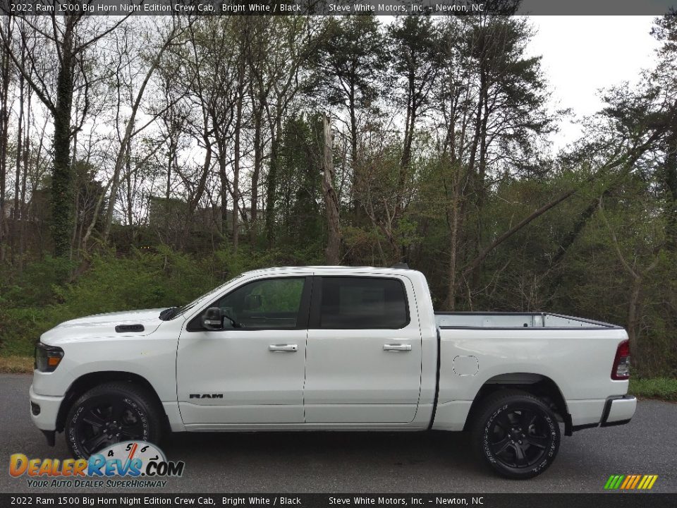 2022 Ram 1500 Big Horn Night Edition Crew Cab Bright White / Black Photo #1