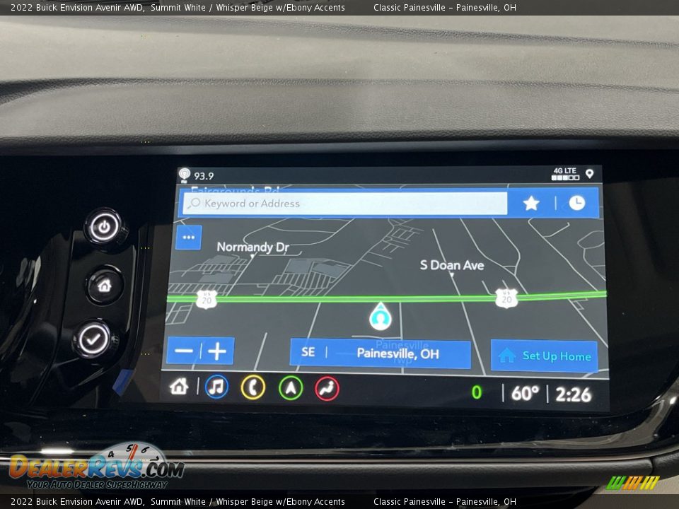 Navigation of 2022 Buick Envision Avenir AWD Photo #14