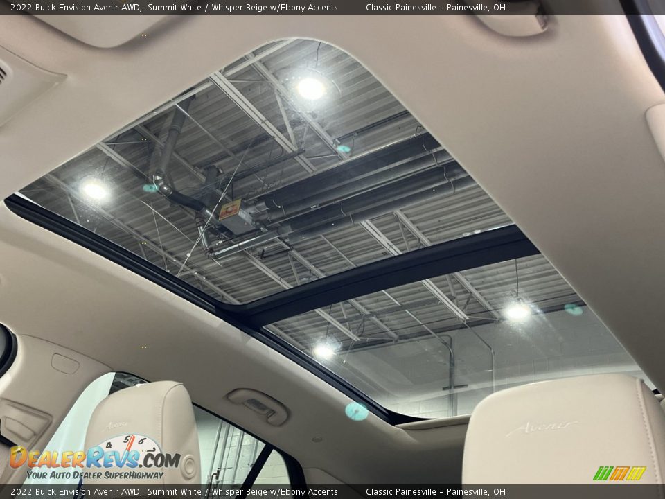 Sunroof of 2022 Buick Envision Avenir AWD Photo #19