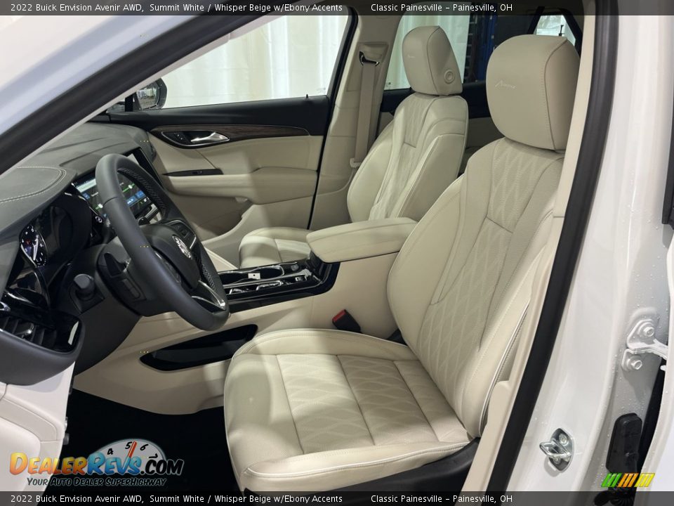 Front Seat of 2022 Buick Envision Avenir AWD Photo #20