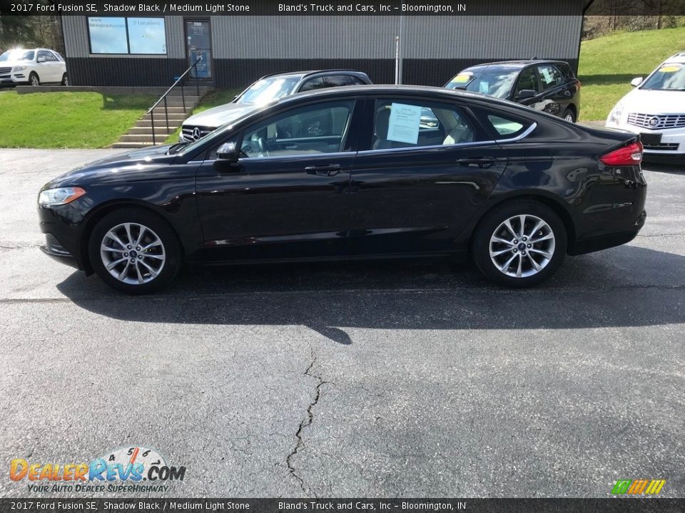 2017 Ford Fusion SE Shadow Black / Medium Light Stone Photo #1