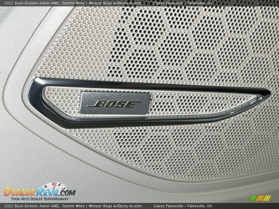 2022 Buick Envision Avenir AWD Summit White / Whisper Beige w/Ebony Accents Photo #25