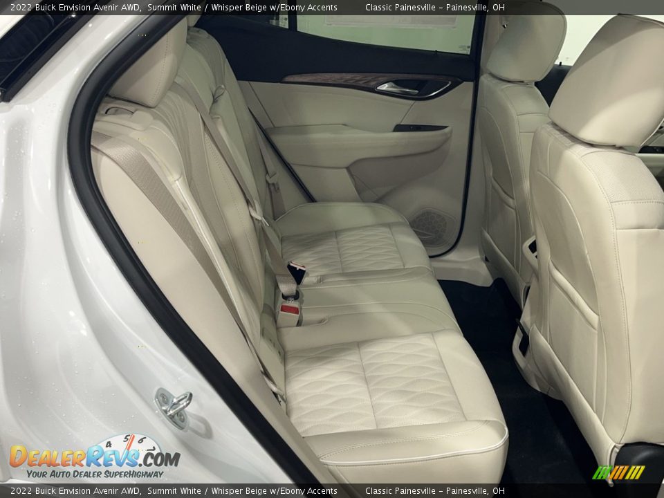 Rear Seat of 2022 Buick Envision Avenir AWD Photo #28