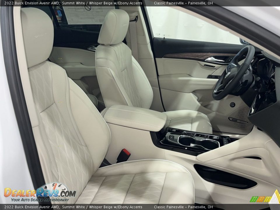 Front Seat of 2022 Buick Envision Avenir AWD Photo #29