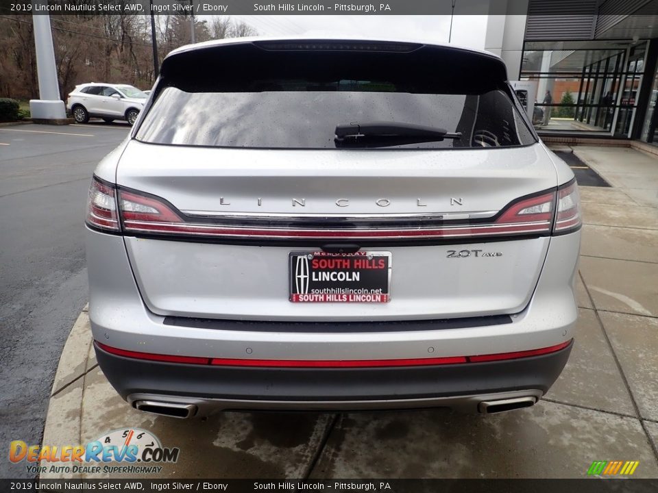 2019 Lincoln Nautilus Select AWD Ingot Silver / Ebony Photo #4