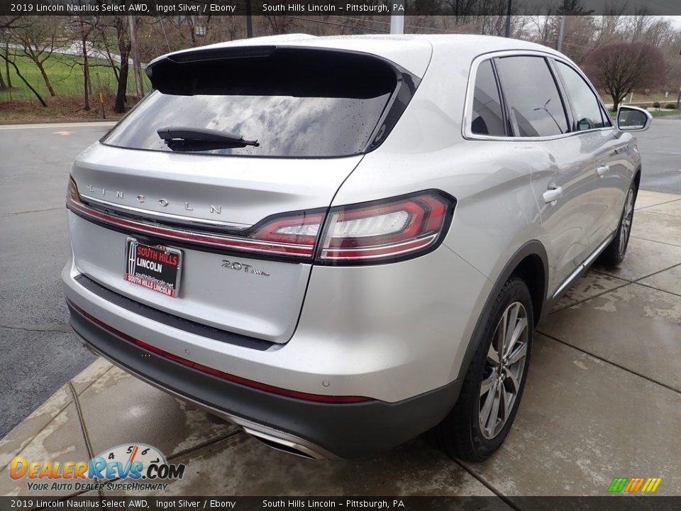 2019 Lincoln Nautilus Select AWD Ingot Silver / Ebony Photo #6
