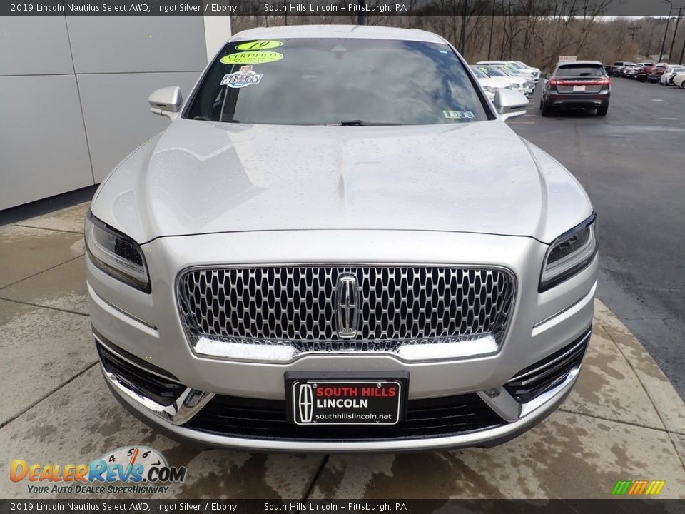 2019 Lincoln Nautilus Select AWD Ingot Silver / Ebony Photo #9