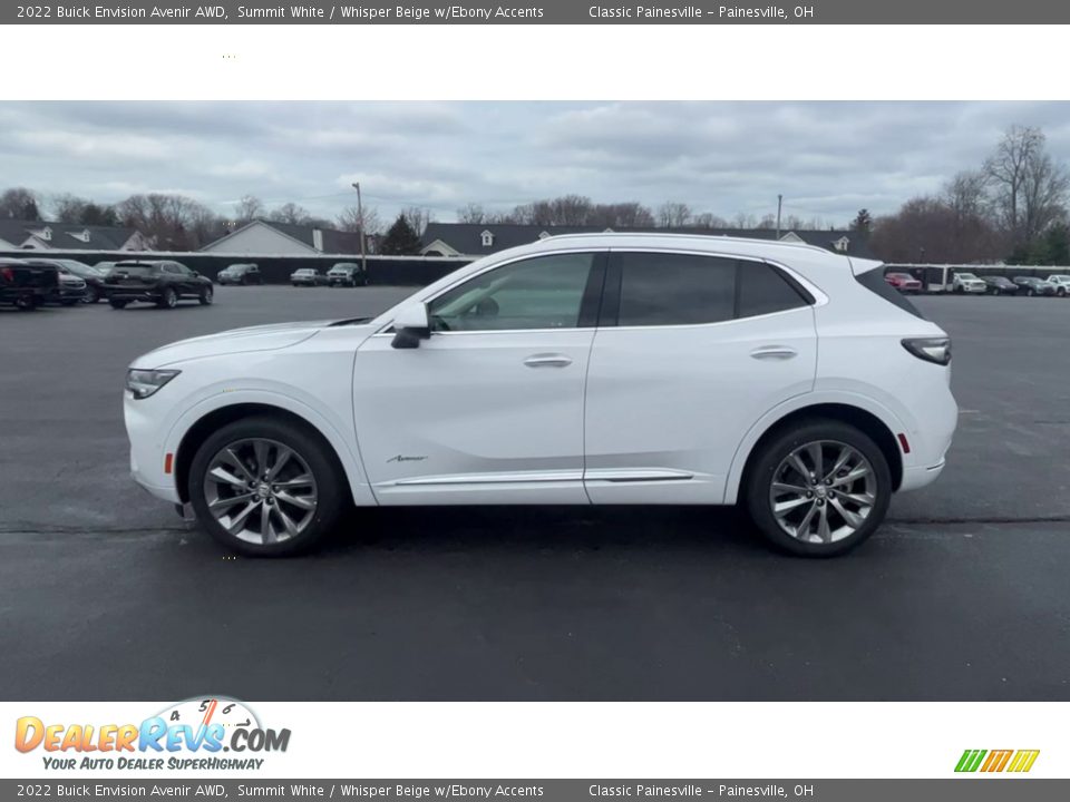 2022 Buick Envision Avenir AWD Summit White / Whisper Beige w/Ebony Accents Photo #5