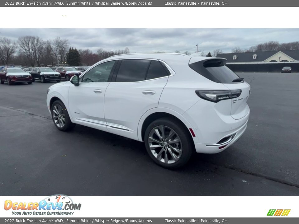 2022 Buick Envision Avenir AWD Summit White / Whisper Beige w/Ebony Accents Photo #6