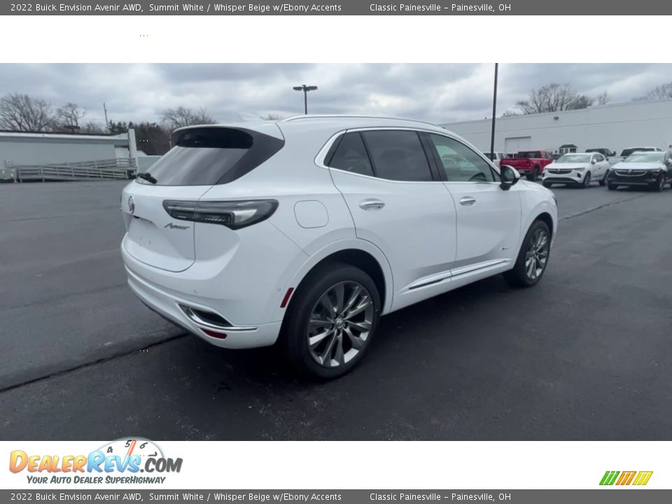 2022 Buick Envision Avenir AWD Summit White / Whisper Beige w/Ebony Accents Photo #8