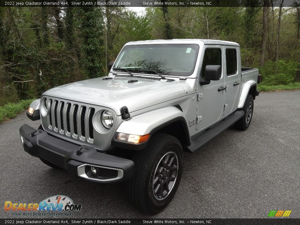 2022 Jeep Gladiator Overland 4x4 Silver Zynith / Black/Dark Saddle Photo #2