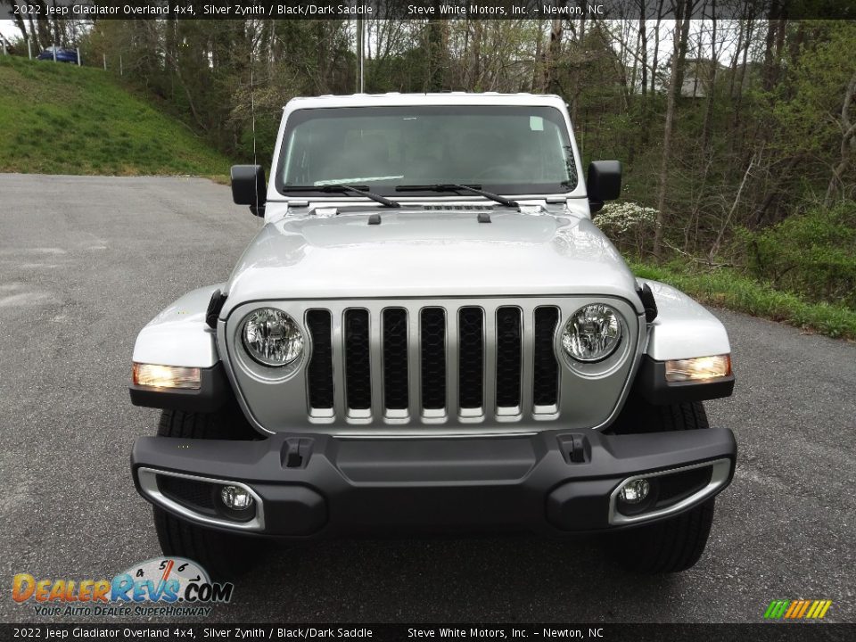 2022 Jeep Gladiator Overland 4x4 Silver Zynith / Black/Dark Saddle Photo #3