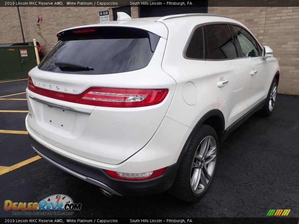 2019 Lincoln MKC Reserve AWD White Platinum / Cappuccino Photo #4