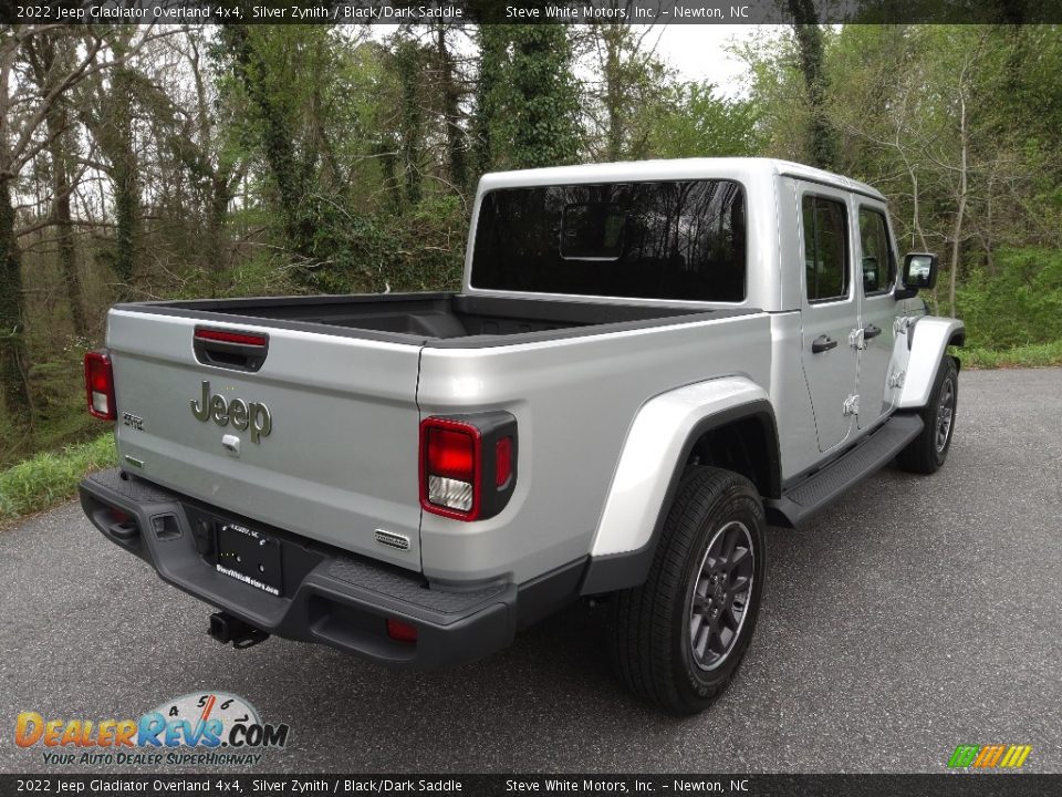 2022 Jeep Gladiator Overland 4x4 Silver Zynith / Black/Dark Saddle Photo #6