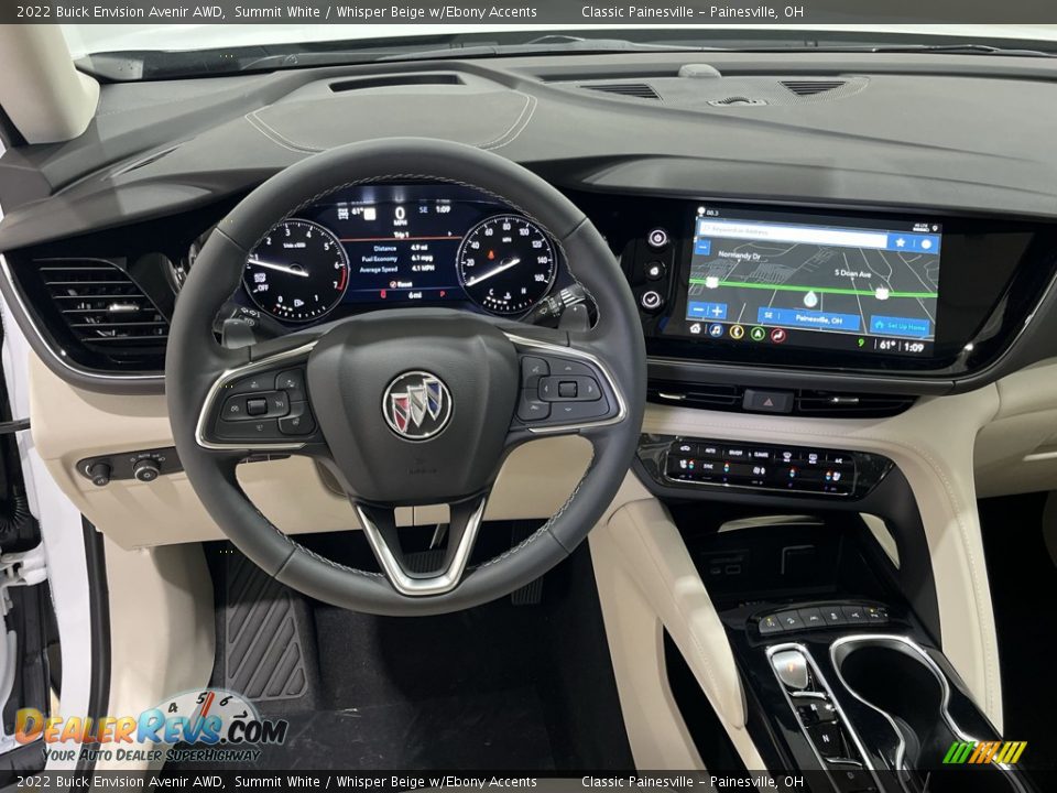 2022 Buick Envision Avenir AWD Summit White / Whisper Beige w/Ebony Accents Photo #21