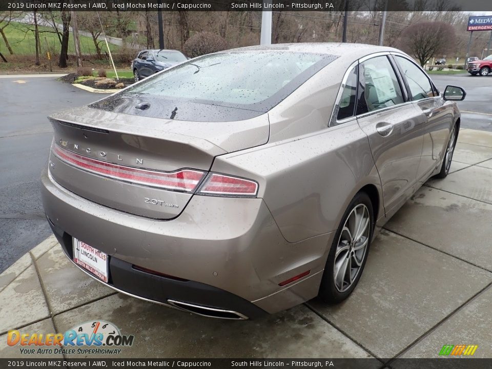 2019 Lincoln MKZ Reserve I AWD Iced Mocha Metallic / Cappuccino Photo #6