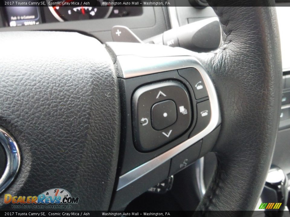 2017 Toyota Camry SE Cosmic Gray Mica / Ash Photo #10