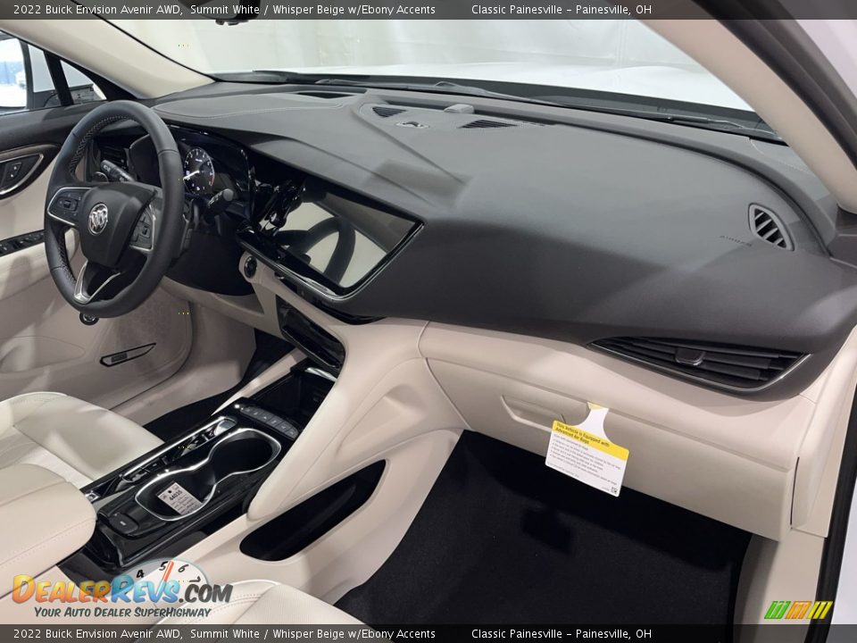 2022 Buick Envision Avenir AWD Summit White / Whisper Beige w/Ebony Accents Photo #30
