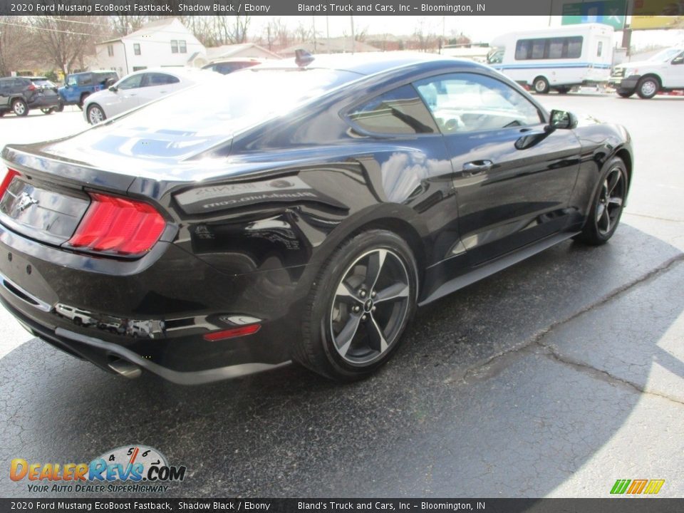 2020 Ford Mustang EcoBoost Fastback Shadow Black / Ebony Photo #4