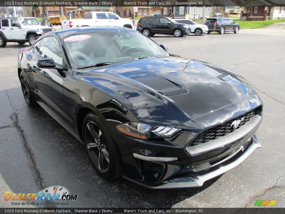 2020 Ford Mustang EcoBoost Fastback Shadow Black / Ebony Photo #5