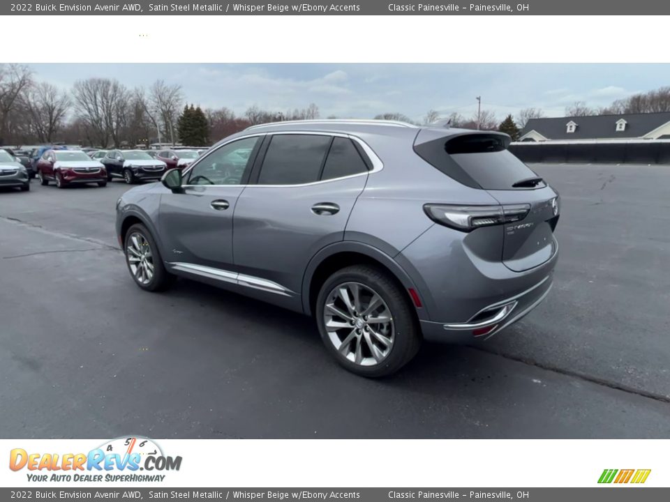 2022 Buick Envision Avenir AWD Satin Steel Metallic / Whisper Beige w/Ebony Accents Photo #6