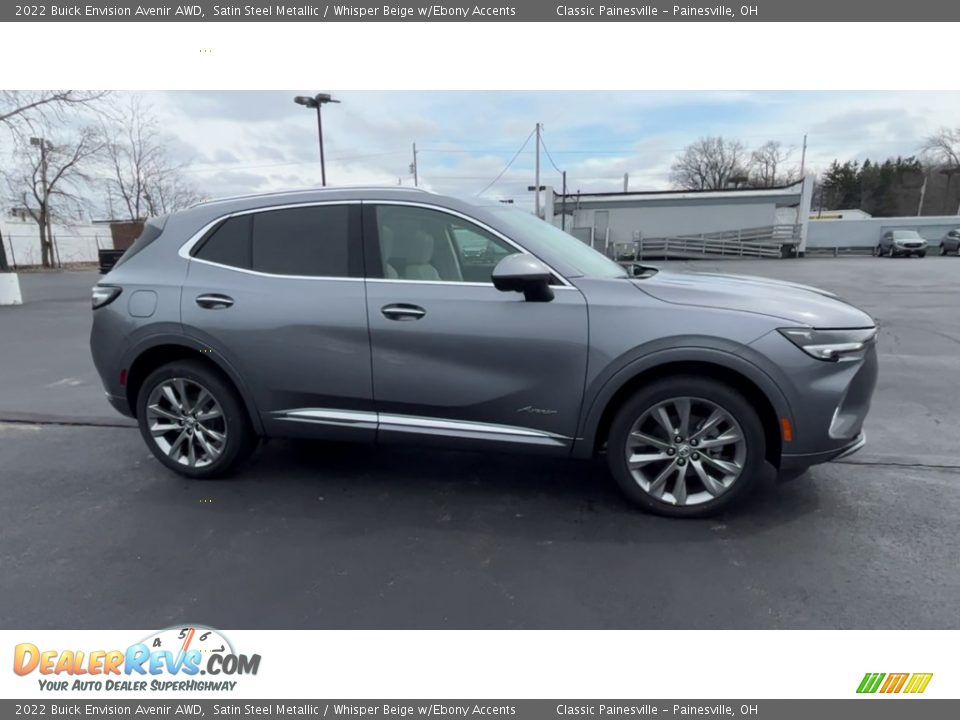 Satin Steel Metallic 2022 Buick Envision Avenir AWD Photo #9