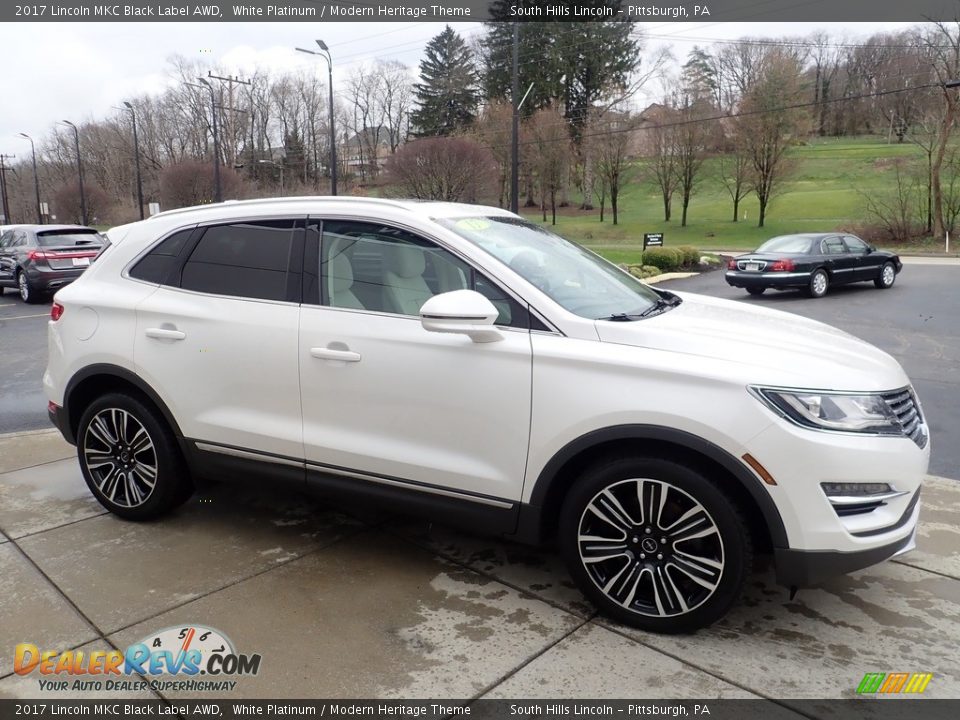 White Platinum 2017 Lincoln MKC Black Label AWD Photo #7