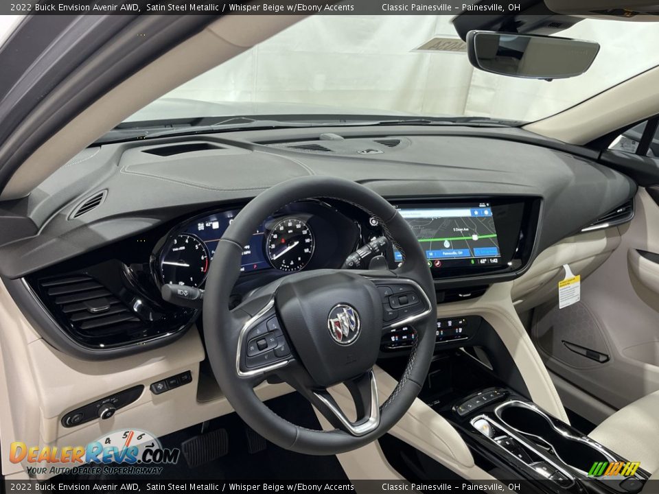 2022 Buick Envision Avenir AWD Satin Steel Metallic / Whisper Beige w/Ebony Accents Photo #10