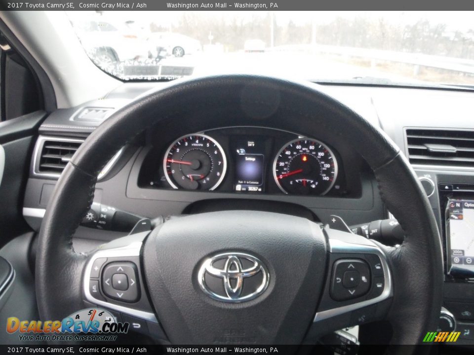 2017 Toyota Camry SE Cosmic Gray Mica / Ash Photo #27