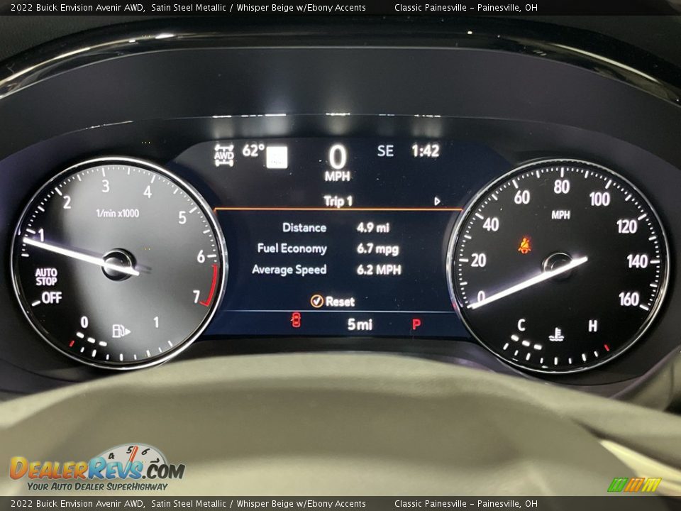 2022 Buick Envision Avenir AWD Gauges Photo #11