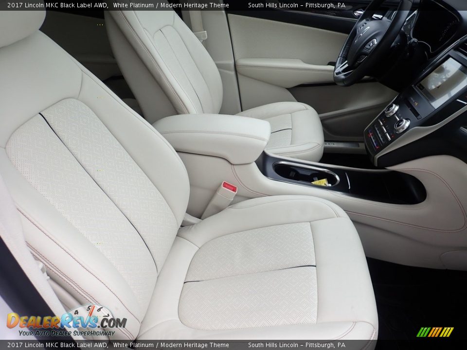 Front Seat of 2017 Lincoln MKC Black Label AWD Photo #11