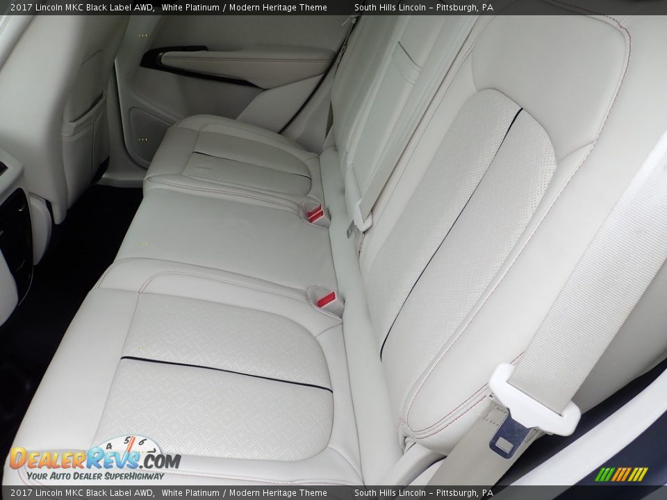 Rear Seat of 2017 Lincoln MKC Black Label AWD Photo #16