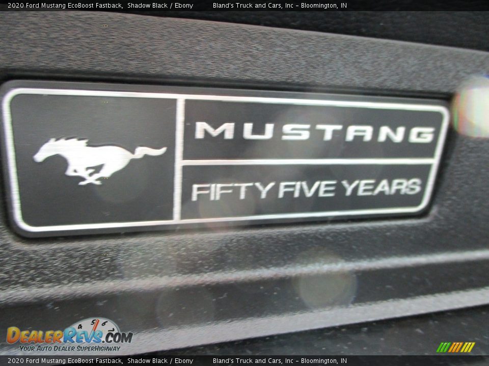 2020 Ford Mustang EcoBoost Fastback Shadow Black / Ebony Photo #26