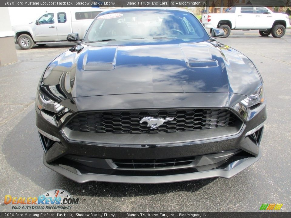 2020 Ford Mustang EcoBoost Fastback Shadow Black / Ebony Photo #27