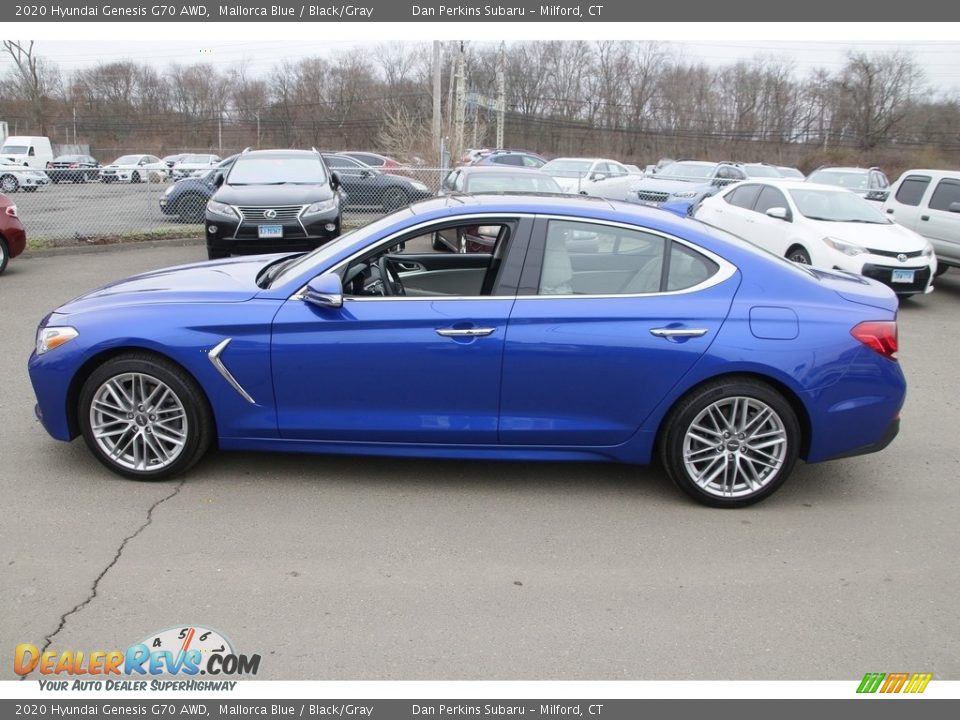 Mallorca Blue 2020 Hyundai Genesis G70 AWD Photo #8