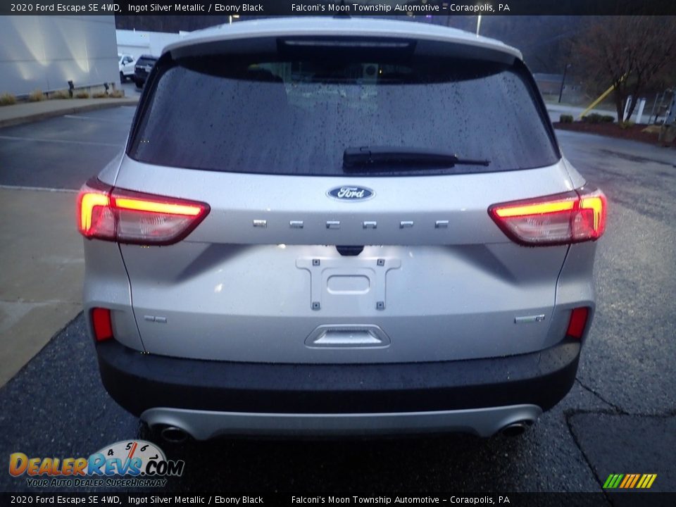 2020 Ford Escape SE 4WD Ingot Silver Metallic / Ebony Black Photo #3