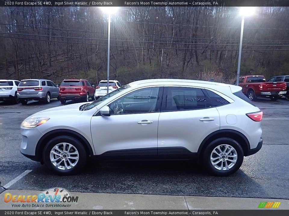 Ingot Silver Metallic 2020 Ford Escape SE 4WD Photo #6