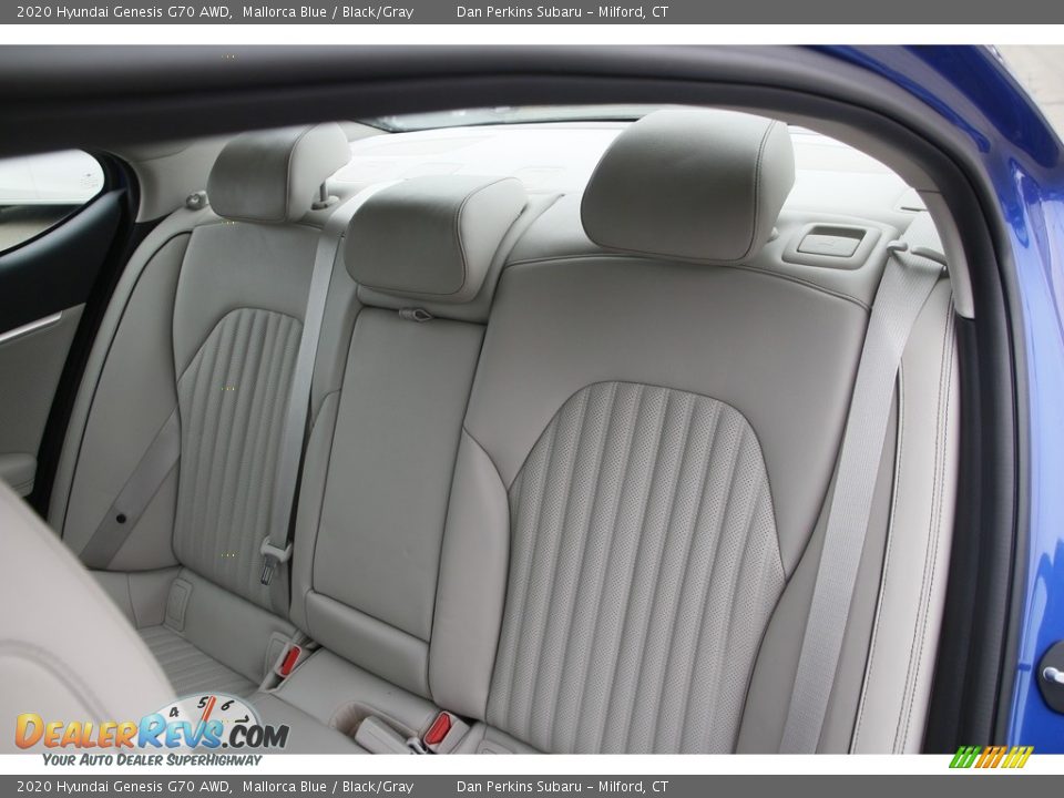 Rear Seat of 2020 Hyundai Genesis G70 AWD Photo #13