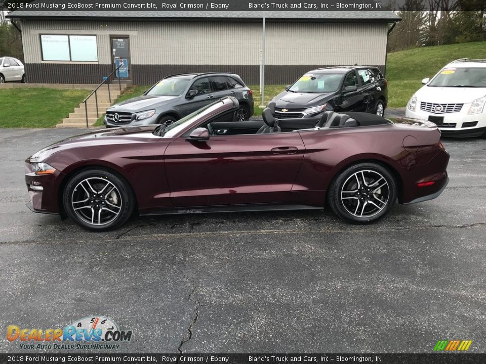 Royal Crimson 2018 Ford Mustang EcoBoost Premium Convertible Photo #1