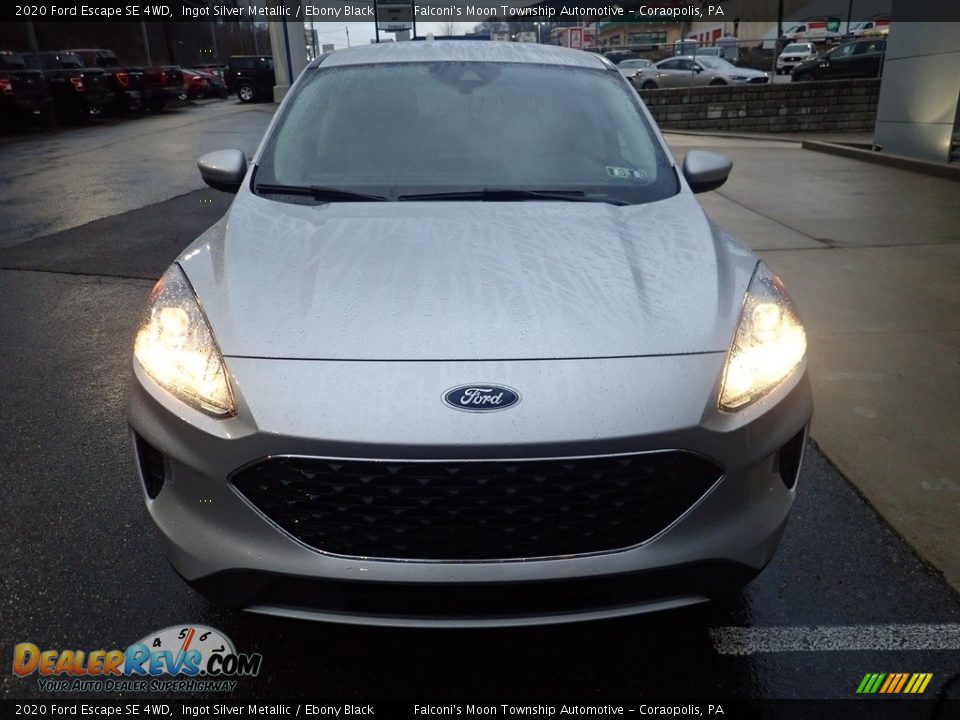 2020 Ford Escape SE 4WD Ingot Silver Metallic / Ebony Black Photo #8