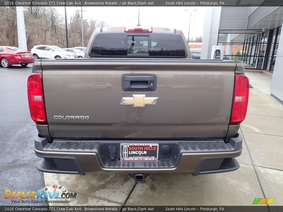 2016 Chevrolet Colorado Z71 Crew Cab 4x4 Brownstone Metallic / Jet Black/Dark Ash Photo #4