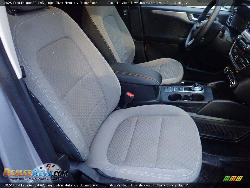 2020 Ford Escape SE 4WD Ingot Silver Metallic / Ebony Black Photo #11