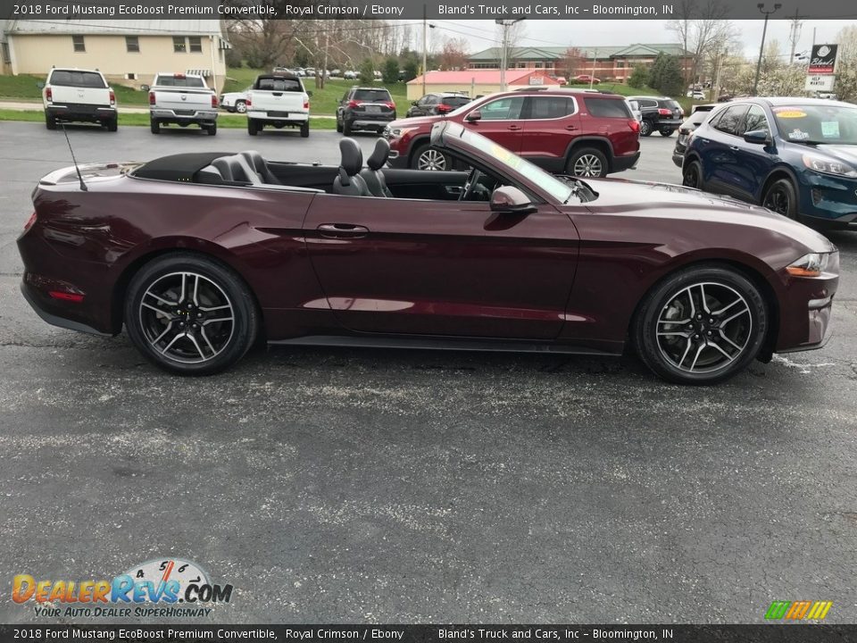 Royal Crimson 2018 Ford Mustang EcoBoost Premium Convertible Photo #5