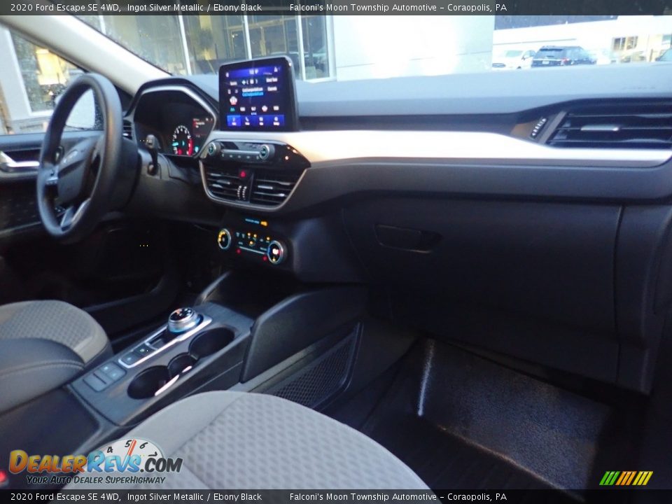 2020 Ford Escape SE 4WD Ingot Silver Metallic / Ebony Black Photo #12