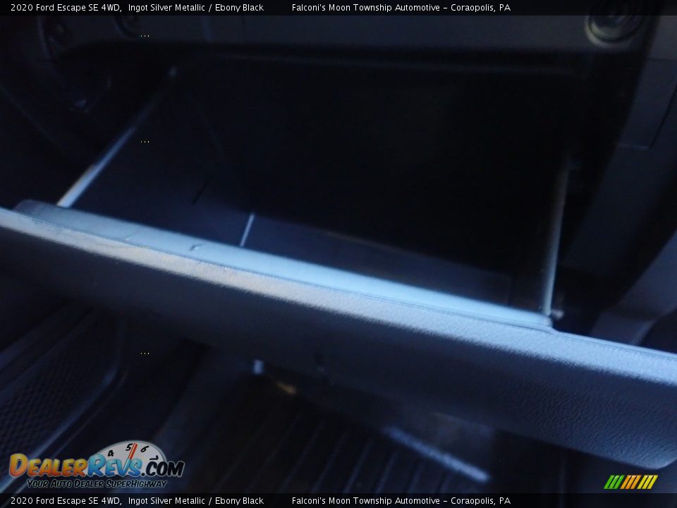 2020 Ford Escape SE 4WD Ingot Silver Metallic / Ebony Black Photo #13