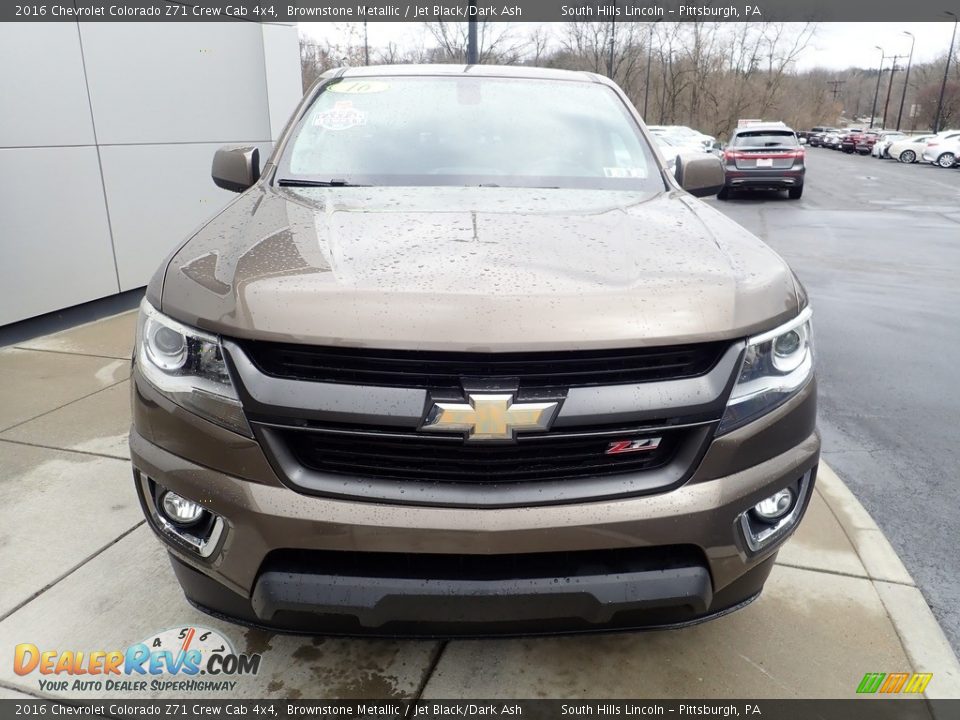 2016 Chevrolet Colorado Z71 Crew Cab 4x4 Brownstone Metallic / Jet Black/Dark Ash Photo #8