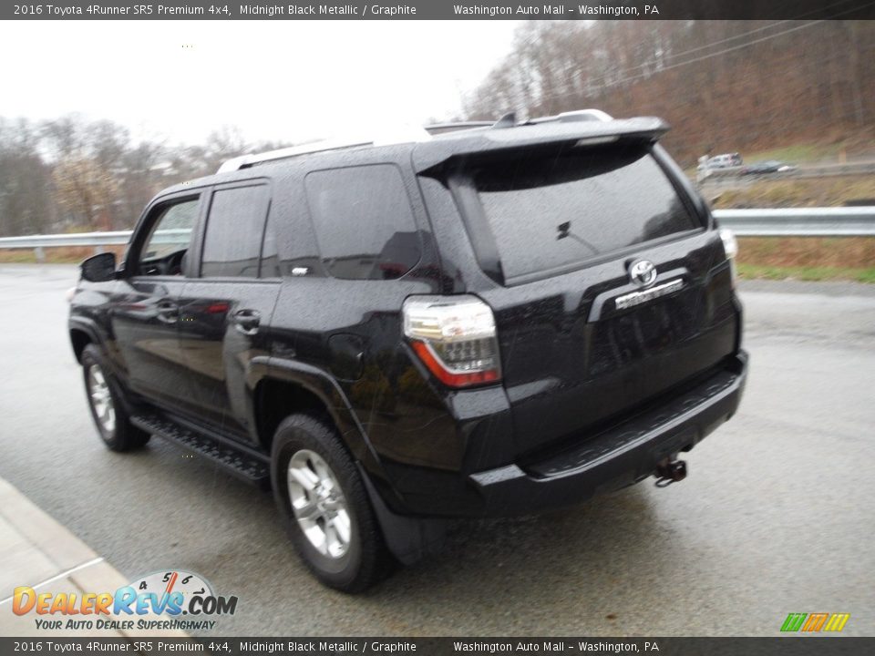 2016 Toyota 4Runner SR5 Premium 4x4 Midnight Black Metallic / Graphite Photo #17