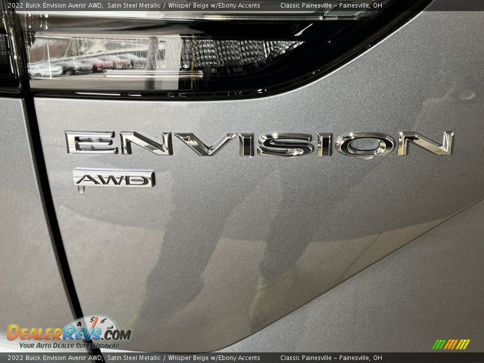 2022 Buick Envision Avenir AWD Satin Steel Metallic / Whisper Beige w/Ebony Accents Photo #33